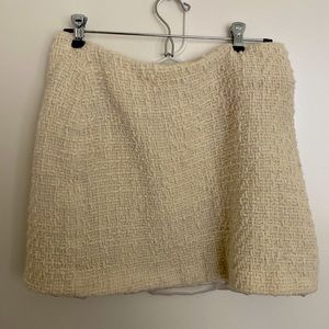 Knit wool skirt